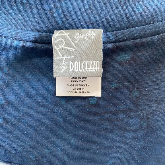 Simply Art Dolcezza Blue Green Fall Button Up Jacket S M - Picture 7 of 13